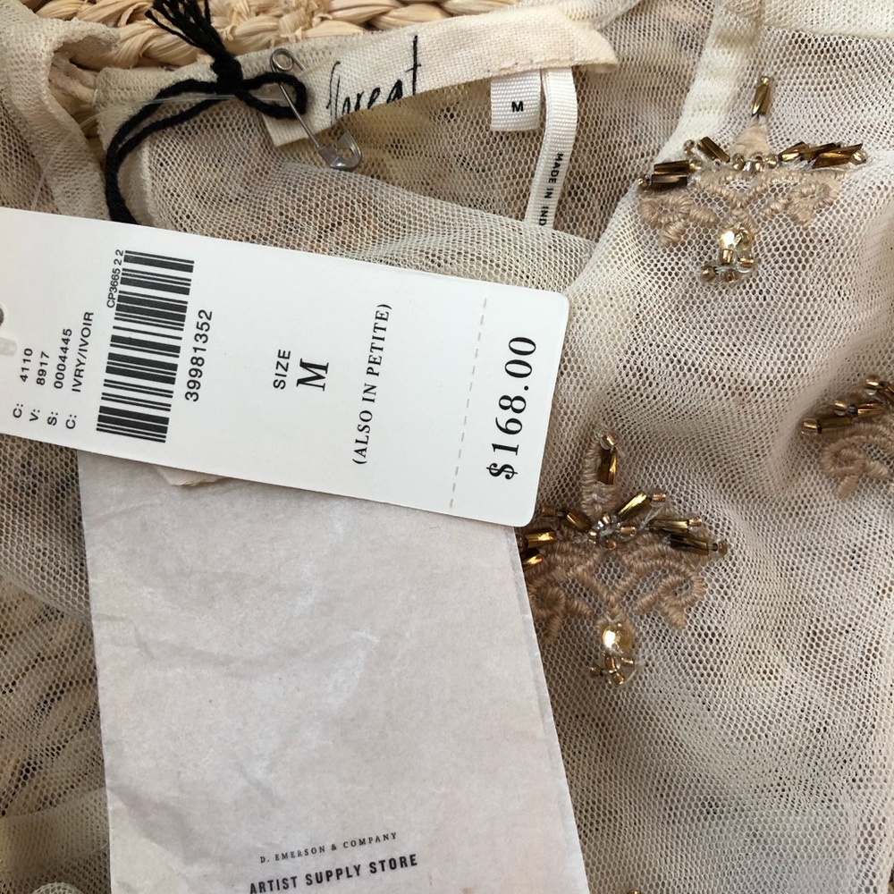 Anthropologie Floreat beaded top - Picture 6 of 8